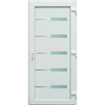 CanDo Alaszka 100x210 cm Fehér Műanyag Bejárati Ajtó (Gyártási méret 98x208)