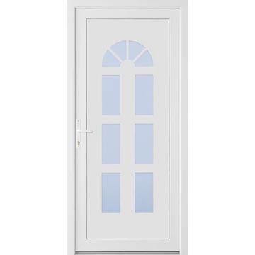 CanDo Torino 100x210 cm Fehér Műanyag Bejárati Ajtó (Gyártási méret 98x208)