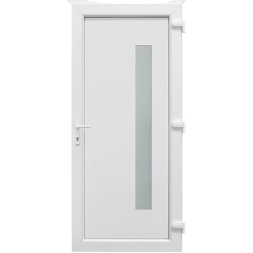 CanDo Vigo 100x210 cm Fehér Műanyag Bejárati Ajtó (Gyártási méret 98x208)