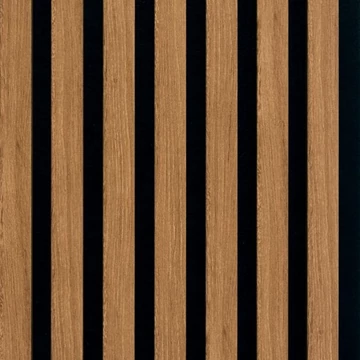CanDo Decowall akusztik falpanel, bronz tölgy-fekete 260x30x1,7cm