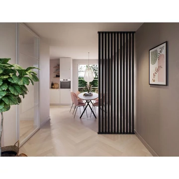 CanDo Decowall térelválasztó szett, 45° MDF láva fekete 270x100x7cm