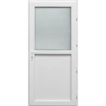 CanDo Hernád 100x210 cm Fehér Műanyag Mellékbejárati Ajtó (Gyártási méret 98x208)