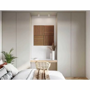 CanDo Decowall Tile falpanel, bronz tölgy 50x50x1,8cm (4 db) 