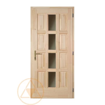 Ámor középen üveges fa bejárati ajtó 100x210 cm 