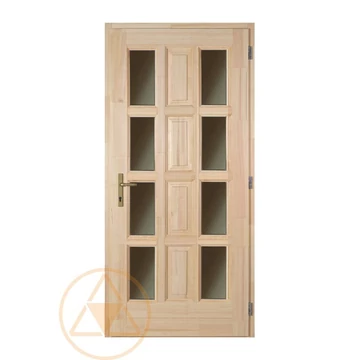 Ámor szélen üveges fa bejárati ajtó 100x210 cm 