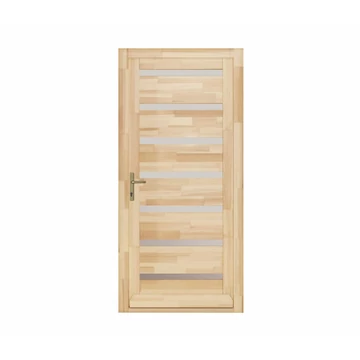 Tokaj üveges fa bejárati ajtó 100x210 cm 