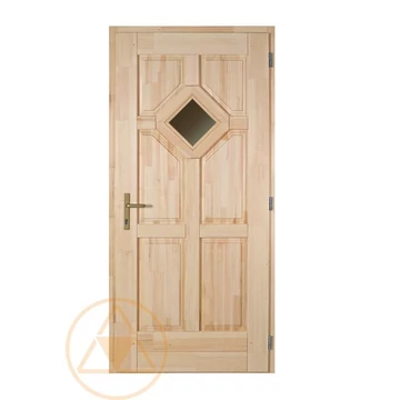 Tarna 2 üveges fa bejárati ajtó 100x210 cm 