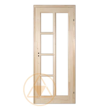 Mecsek üveghelyes fa beltéri ajtó 75x210 cm 