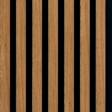 CanDo Decowall akusztik falpanel, bronz tölgy-fekete 260x30x1,7cm