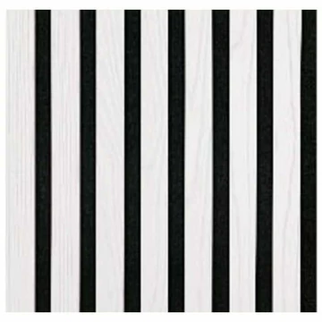 CanDo Decowall akusztik falpanel, erezett fehér 260x30x1,7cm