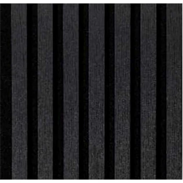 CanDo Decowall akusztik falpanel, láva fekete 260x30x1,7cm