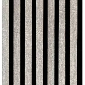 CanDo Decowall akusztik falpanel, szürke tölgy-fekete 260x30x1,7cm