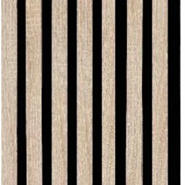 CanDo Decowall akusztik falpanel, világos tölgy-fekete 260x30x1,7cm