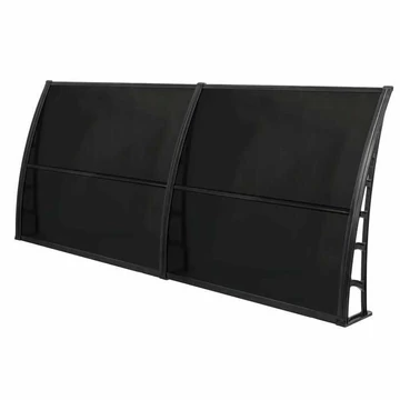 CanDo LUPIN-3 polikarbonát előtető 105x240cm bronz/fekete