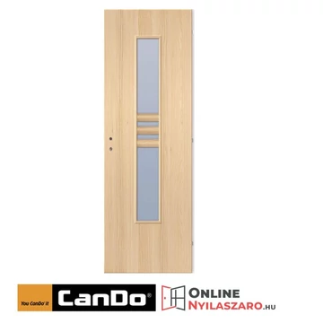 Beltéri ajtó coimbra 90x210cm Nida2 üveges (ajtólap tokkal)
