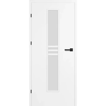 Beltéri ajtó fehér 90x210cm Nida2 üveges (ajtólap tokkal)