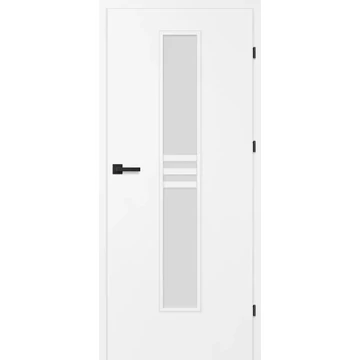 Beltéri ajtó fehér 90x210cm Nida2 üveges (ajtólap tokkal)