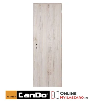Beltéri ajtó havas tölgy 90x210cm tömör (ajtólap tokkal)
