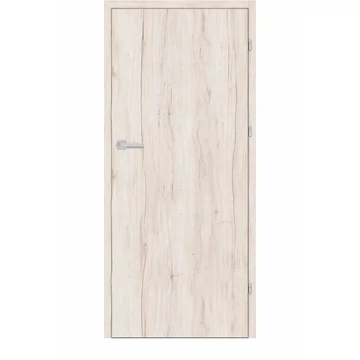 Beltéri ajtó havas tölgy 75x210cm tömör (ajtólap tokkal)