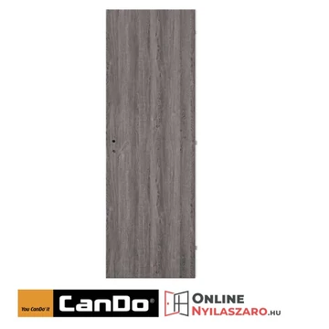 Beltéri ajtó szürke tölgy 90x210cm tömör (ajtólap tokkal)