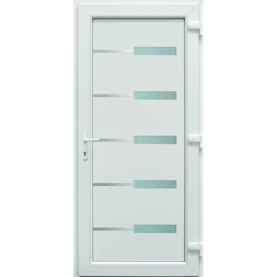 CanDo Alaszka 100x210 cm Fehér Műanyag Bejárati Ajtó (Gyártási méret 98x208)