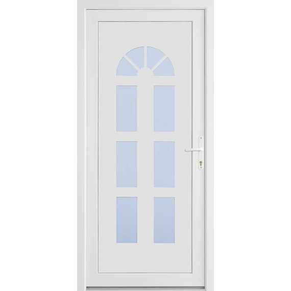 CanDo Torino 100x210 cm Fehér Műanyag Bejárati Ajtó (Gyártási méret 98x208)