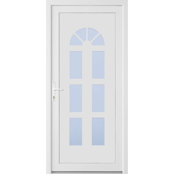 CanDo Torino 100x210 cm Fehér Műanyag Bejárati Ajtó (Gyártási méret 98x208)
