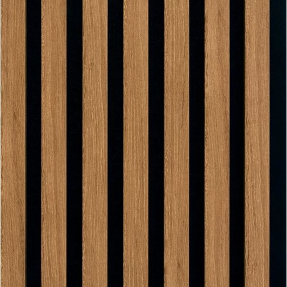 CanDo Decowall akusztik falpanel, bronz tölgy-fekete 260x30x1,7cm