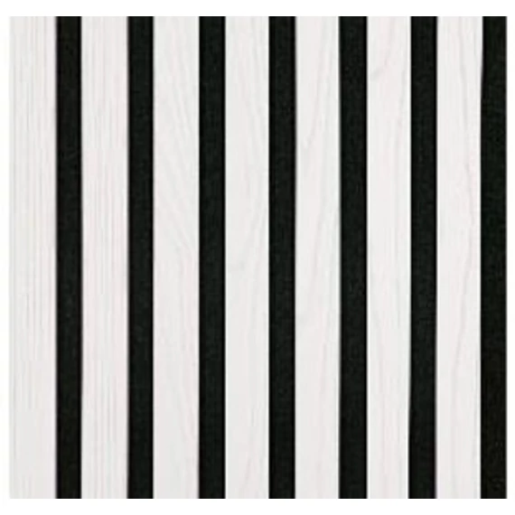 CanDo Decowall akusztik falpanel, erezett fehér 260x30x1,7cm
