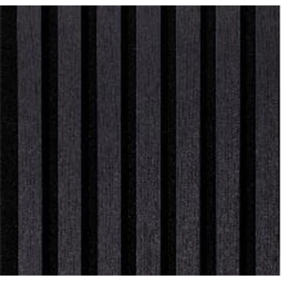 CanDo Decowall akusztik falpanel, láva fekete 260x30x1,7cm