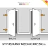 Kép 11/11 - 140x120 Cm Bukó-Nyíló műanyag ablak 2 rétegű üveggel