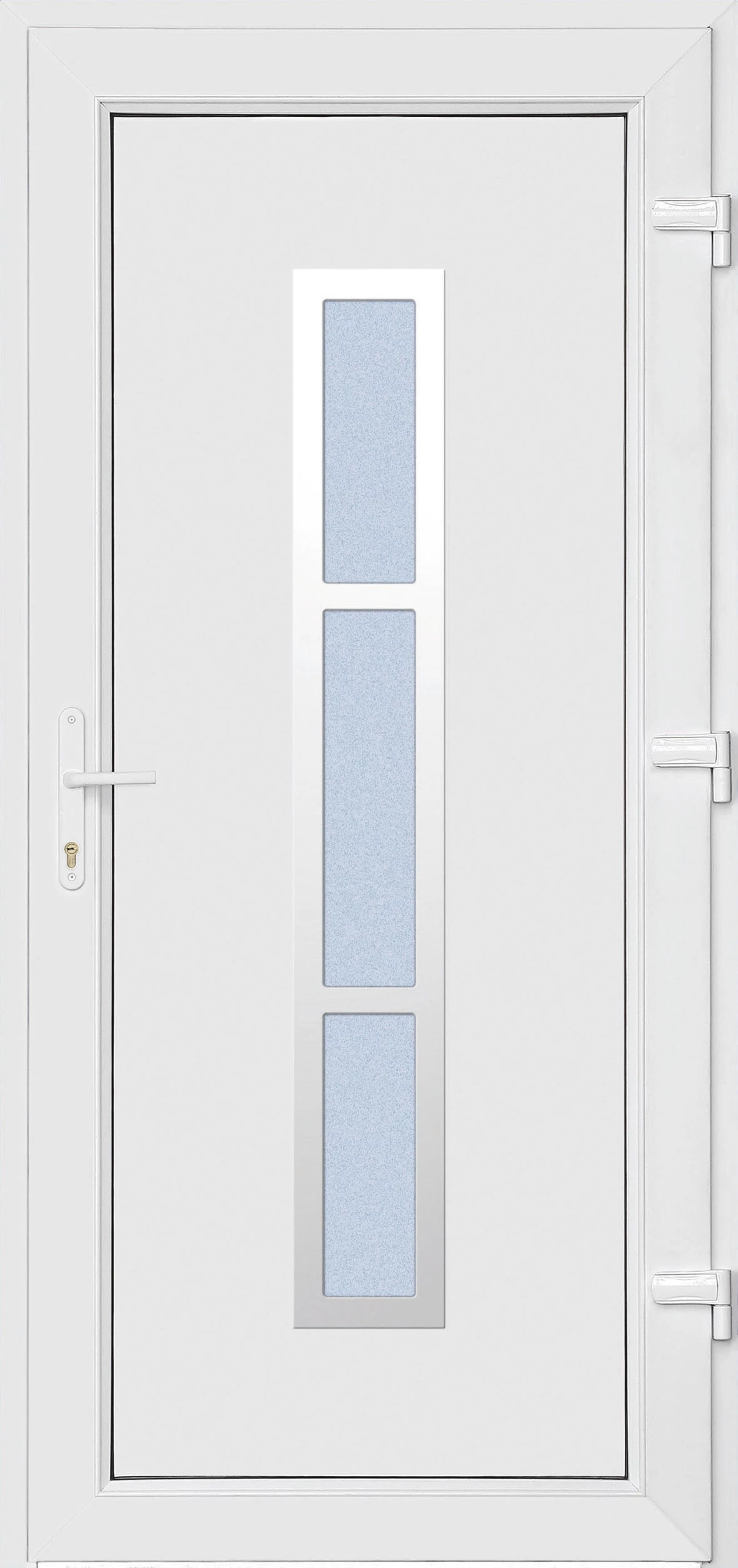 CanDo Alabama 100x210 cm Fehér Műanyag Bejárati Ajtó (Gyártási méret 98x208)