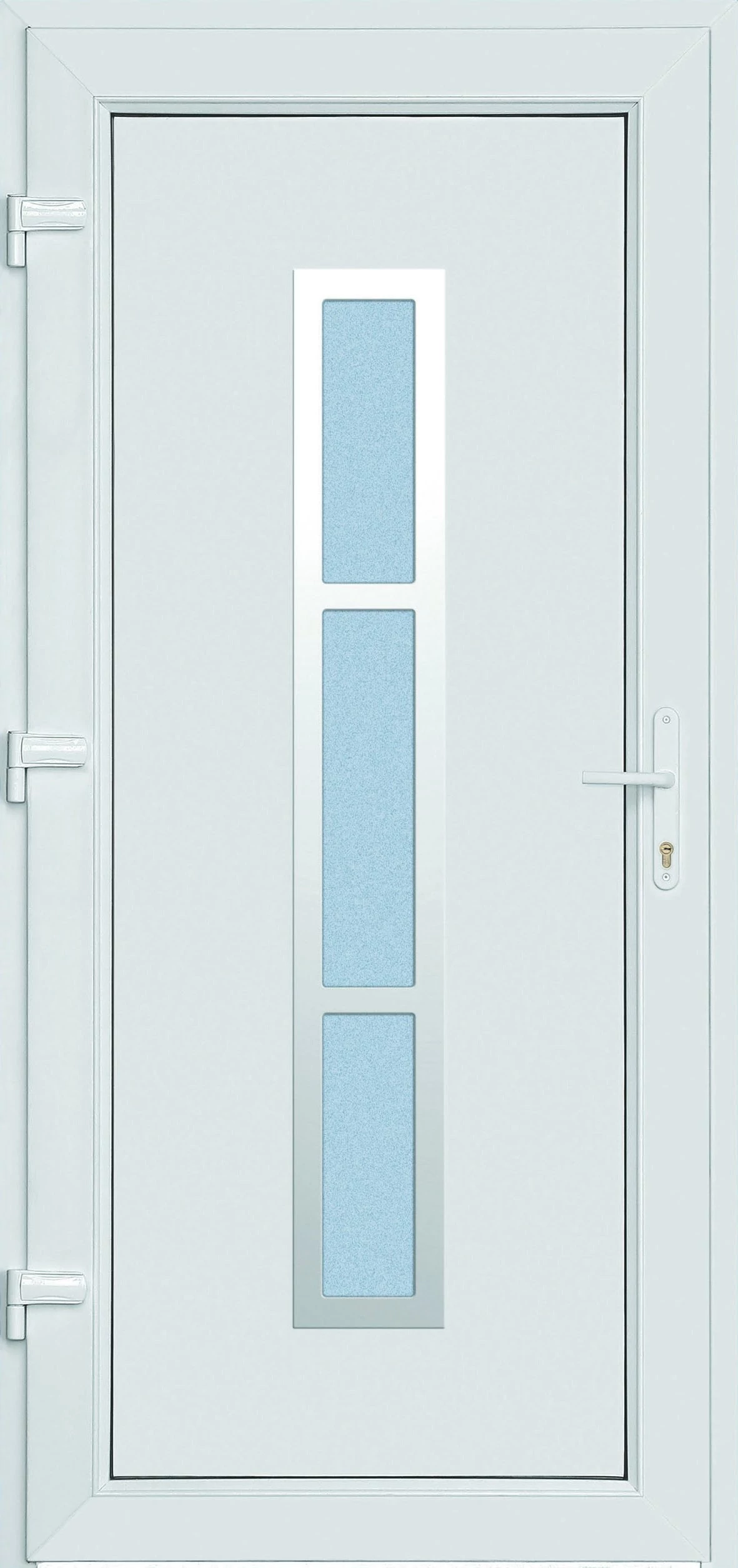 CanDo Alabama 100x210 cm Fehér Műanyag Bejárati Ajtó (Gyártási méret 98x208)