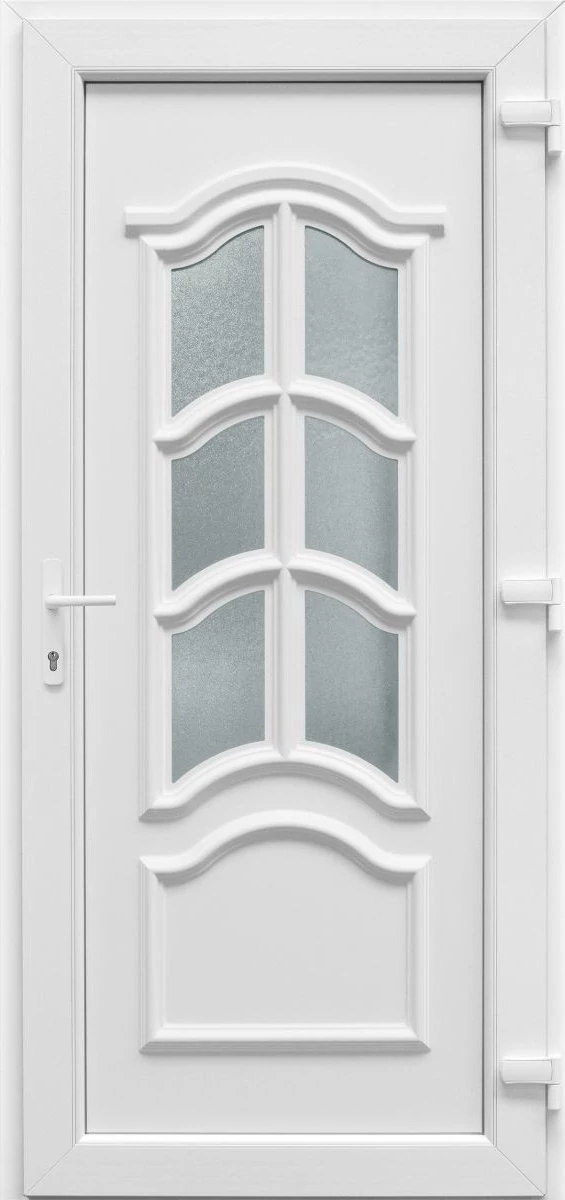 CanDo Korzika 100x210 cm Kifele Nyíló Fehér Műanyag Bejárati Ajtó (Gyártási méret 98x208)