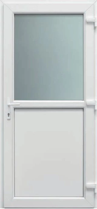 CanDo Toledo 100x210 cm Fehér Műanyag Bejárati Ajtó (Gyártási méret 98x208)