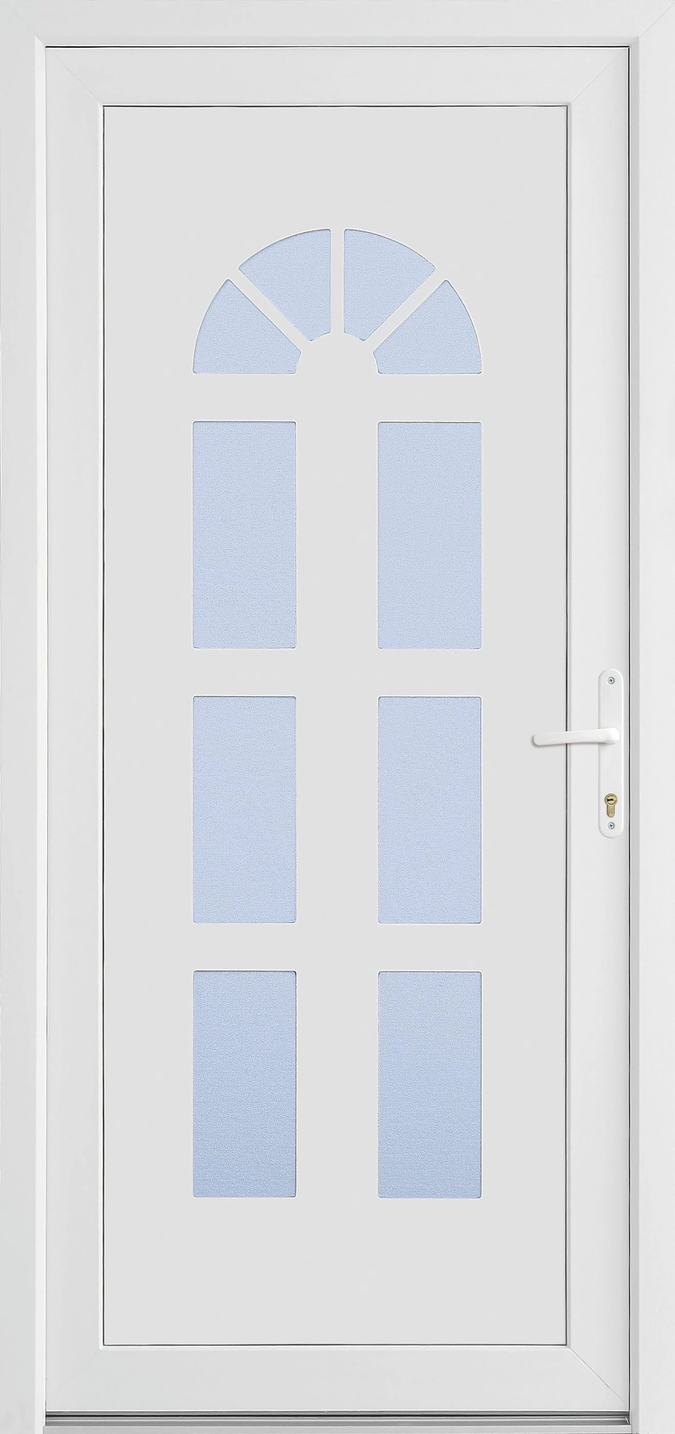 CanDo Torino 100x210 cm Fehér Műanyag Bejárati Ajtó (Gyártási méret 98x208)