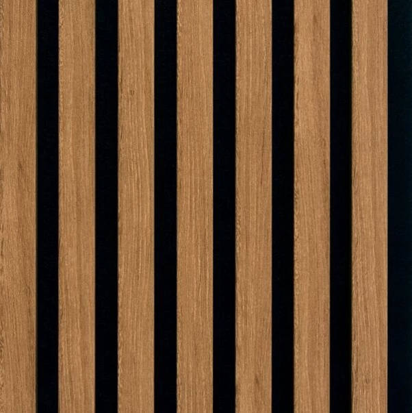 CanDo Decowall akusztik falpanel, bronz tölgy-fekete 260x30x1,7cm