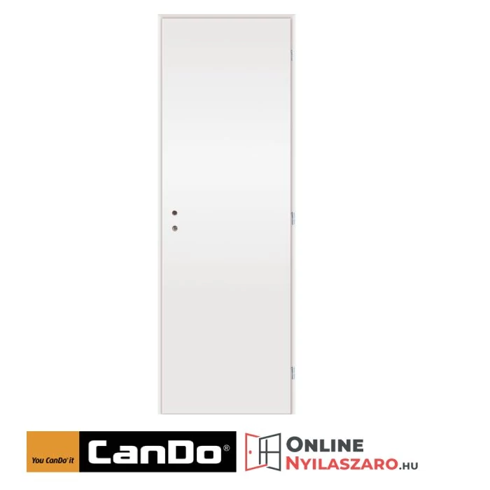 Beltéri ajtó fehér 75x210cm tömör (ajtólap tokkal)